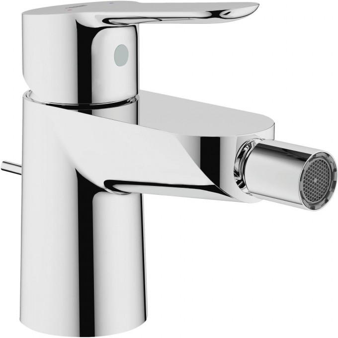 Смеситель для биде GROHE BAUEDGE с донным клапаном и ограничением расхода воды, хром 23331000 Смеситель для биде GROHE BAUEDGE с донным клапаном и ограничением расхода воды, хром 23331000