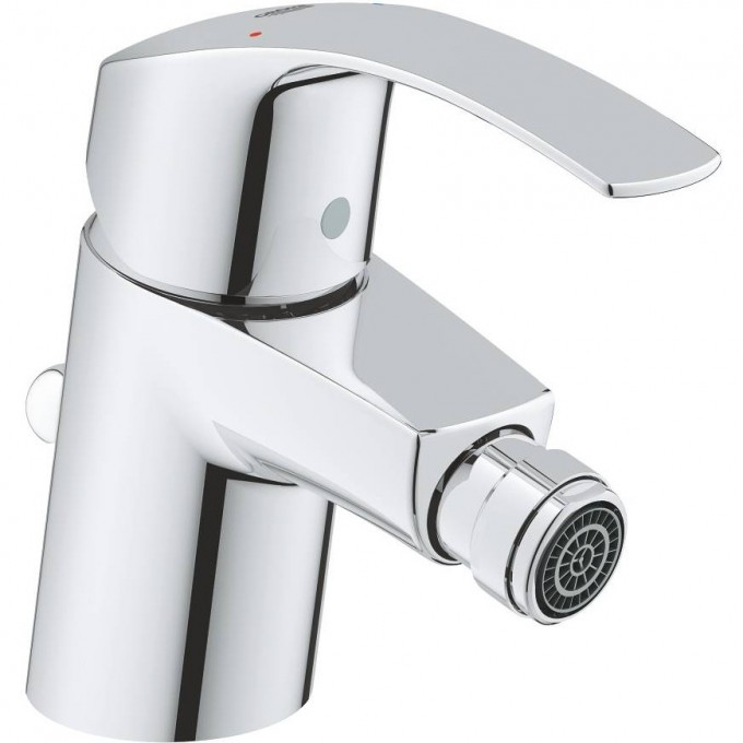 Смеситель для биде GROHE EUROSMART NEW с донным клапаном, хром () 23789002 Смеситель для биде GROHE EUROSMART NEW с донным клапаном, хром () 23789002