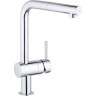 Смеситель для кухни GROHE MINTA с выдвижным L-изливом, хром 32168000