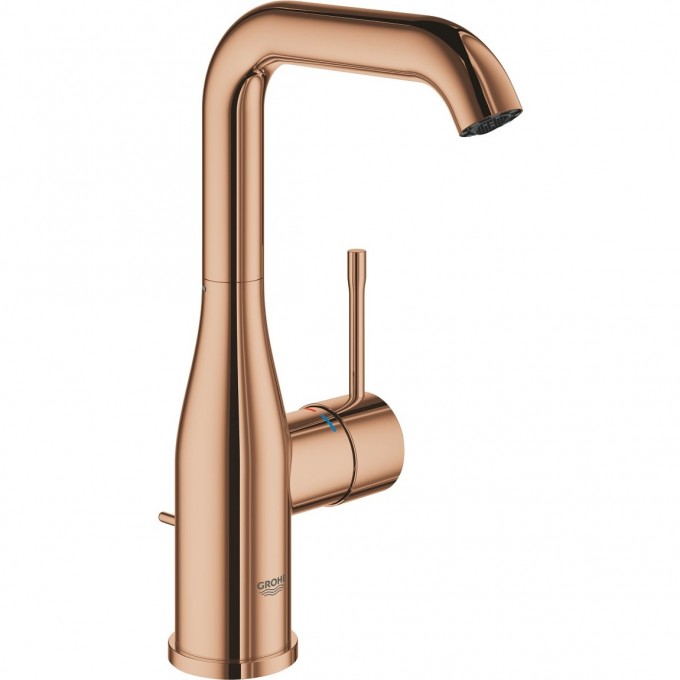 Смеситель для раковины GROHE ESSENCE NEW с донным клапаном, L-Size, теплый закат глянец 32628DA1 Смеситель для раковины GROHE ESSENCE NEW с донным клапаном, L-Size, теплый закат глянец 32628DA1