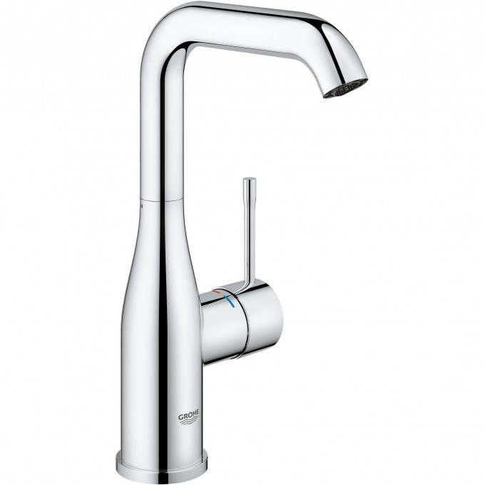 Смеситель для раковины GROHE ESSENCE+ с высоким изливом, хром 23541001 Смеситель для раковины GROHE ESSENCE+ с высоким изливом, хром 23541001