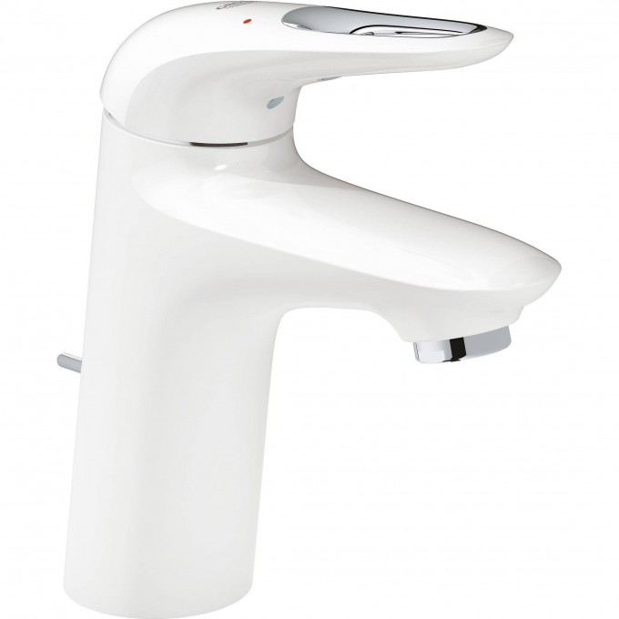 Смеситель для раковины GROHE EUROSTYLE NEW с донным клапаном, белая луна 33558LS3 Смеситель для раковины GROHE EUROSTYLE NEW с донным клапаном, белая луна 33558LS3