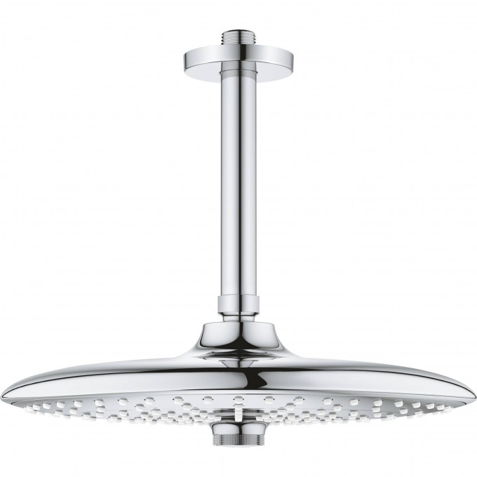 Верхний душ GROHE EUPHORIA 260 SMARTCONTROL с потолочным душевым кронштейном 142 мм, расход 9.5 л/мин, хром () 26461000 Верхний душ GROHE EUPHORIA 260 SMARTCONTROL с потолочным душевым кронштейном 142 мм, расход 9.5 л/мин, хром () 26461000