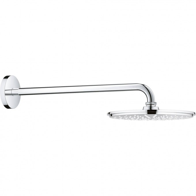 Верхний душ GROHE Rainshower Cosmopolitan с душевым кронштейном GROHE диаметр 210 мм, хром () 26171000 Верхний душ GROHE Rainshower Cosmopolitan с душевым кронштейном GROHE диаметр 210 мм, хром () 26171000